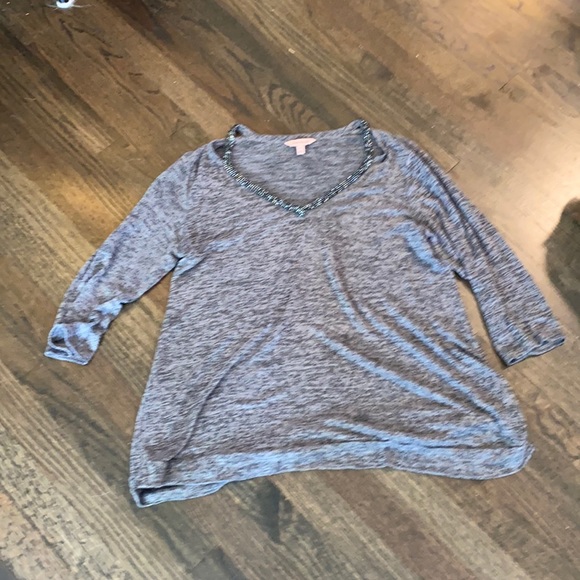Juicy Couture long Sleeve Light Sweater Top XL EUC - Picture 1 of 8